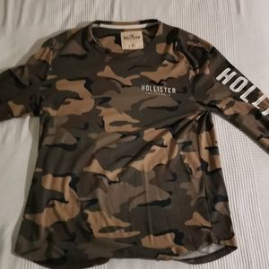 Hollister Camouflage Long-sleeve